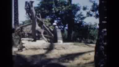 CAIRO EGYPT-1946: Donkey Turning Water Pump With Man Guiding