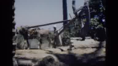 Cairo Egypt (1946): People Guide Cattle To Pull A Big Object Around In A Circle
