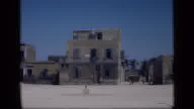 Cairo Egypt (1946): Houses In A Desert Town Too Old To Live In And Afraid To Go In