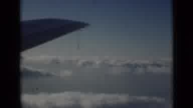 London England (1946): Airplane Sky Clouds Direction People Aim