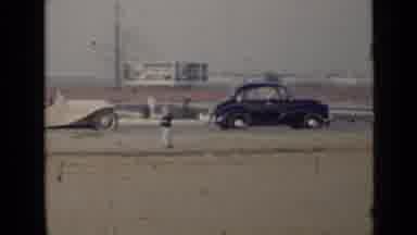 San Diego California USA (1949): Adults And Kids Gathered Around At The Race Track