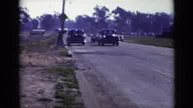 San Diego California USA (1949): These Persons Are Driving In The Car Driving Is