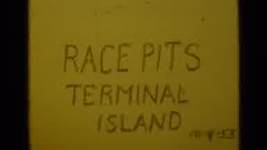 San Diego California USA (1949): Getting Ready To Watch The Races In Terminal