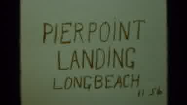 San Diego California USA (1949): Pier-Point Landing Long-Beach Is Shown With A