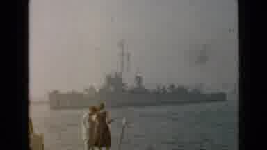 San Diego California USA (1949): The Women Trying To Catch The Fish