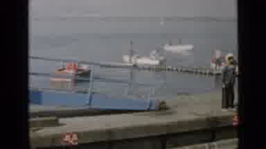 San Diego California USA (1949): Boats On The Water At The Pier: One Brown And