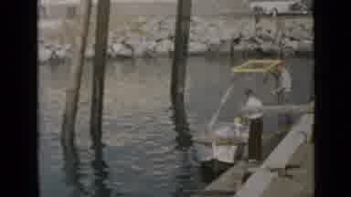 San Diego California USA (1949): Boats Sea Distance Between Each Sky Special