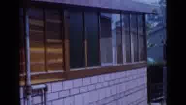 San Diego California USA (1949): Rumpus Room Shingles Wooden Windows Pipes