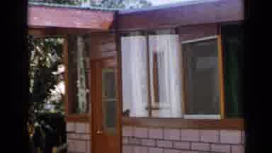 San Diego California USA (1949): A Shot Of A House Made With Bricks And Wood