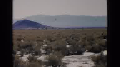 San Diego California USA (1949): Beautiful Desert Landscape With Mountains In The