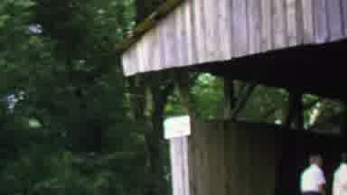 Washington DC USA-1969: Driving Across A Covered Bridge