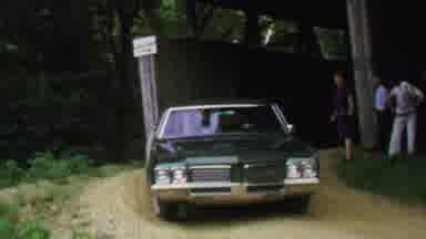 Washington DC USA (1969): Old Car Bridge Landmark Wet Cloudy Classic Grainy