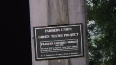 Washington DC USA (1969): A Sign That Says "Farmers Union Green Thumb Project" For