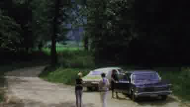 Washington DC USA (1969): Classic Car Wreck Crash Back Road Country Picnic Get