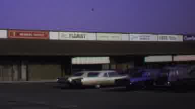 Washington DC USA (1969): 1960s Cars In Parking Lot Of A Shopping Center Stripe