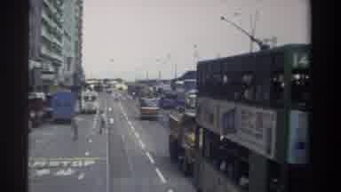 Hong Kong (1982): Streets People Crossing Road In A Metropolitan City Area With
