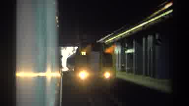 Hong Kong (1982): Train Running Through A Tunnel Turning On The Lights
