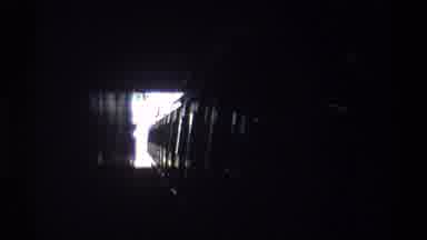 Hong Kong (1982): Train Going Thru A Tunnel With The Numbers On The Front