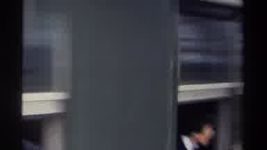 Taiwan (1982): Oriental People Waiting On Landing As Train Slows To Pick Them Up