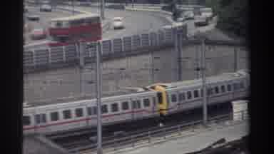 Taiwan (1982): Train Almost Runs Into Bus