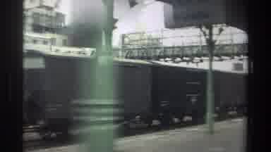 Taiwan (1982): Point-Of-View Shot Of A Train Coming Into A Station And A Static