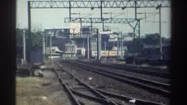 Taiwan (1982): Train Crossing The Railroad On The Mesh Of Train Tracks
