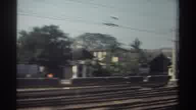 Taiwan (1982): Train Rider Viewing Track And Homes