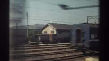 Taiwan (1982): Sliding Camera A Train Sitting On A Railroad Track
