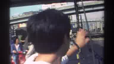 Taiwan (1982): Young Asian Man On Street Smiles And Laughs At Camera As He Waves