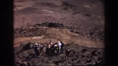 Arizona USA (1957): People Stand Around At A Dirt Racetrack Waiting For The Race