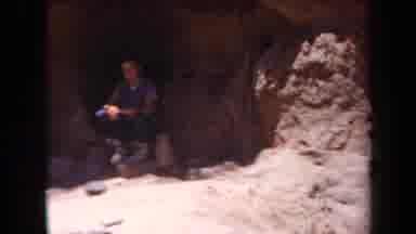 Arizona USA (1958): Outing In Forest Travelling In Car People Take Rest In Rock