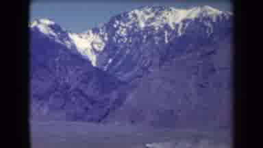 Arizona USA-1958: Beautiful Views Of Snow-Capped Mountains And Desert Landscape