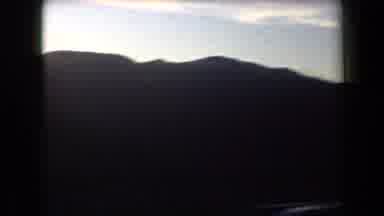 Arizona USA (1958): Dark Gloomy Mountain Peaks