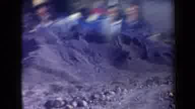 Arizona USA (1958): Mountains On A Clear Blue Day Then Switch To Men Walking With