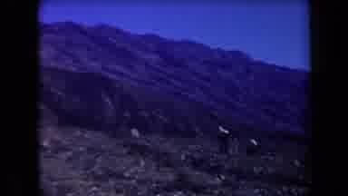 Arizona USA (1958): People Walking Mountainous Remote Area