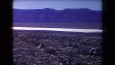 Arizona USA (1958): Several People Work With The Ground In The Desert On A Nice