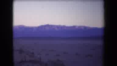 Arizona USA (1958): Bare Sandy Mountainside In The Desert Just Before Dusk