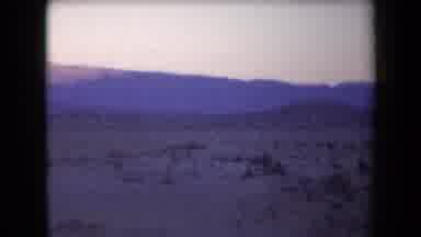 Arizona USA (1958): Dry Desert Where Only One Person Lives Trying To Observe