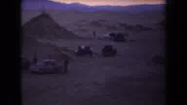 Arizona USA (1958): Panorama Of Desert Mountain Horizon And Visitors Viewing The