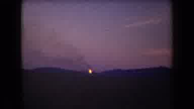 Arizona USA (1958): Fire Being Shown What Looks Like Out In The Wild