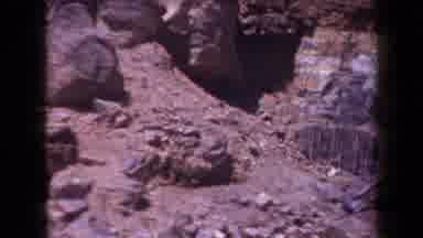Arizona USA (1958): Some Of Rocks Are Nearby A River And Some Wood Piece