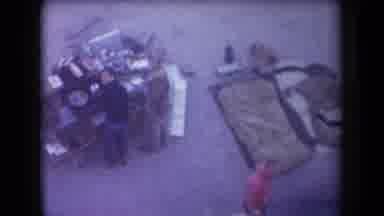 Arizona USA (1958): Men Working On A Vehicle With Another Vehicle Close By And