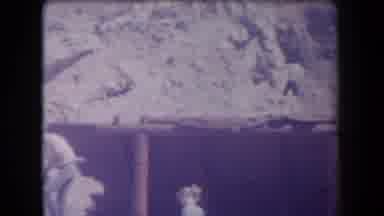 Arizona USA (1958): White Men Work In The Mountain Weather Doing Mining And Labor