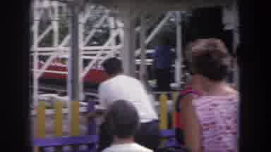 Michigan USA (1968): Day With Family In An Amusement Park With Horses And Roller