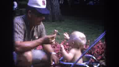 Michigan USA (1968): Man-Eating Baby's Ice Cream In Public Area
