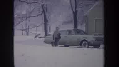 Michigan USA (1968): Woman Getting Into Car