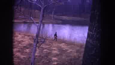 Michigan USA (1968): Youth Exit A Vehicle Walk Along The Bank And Approach Water