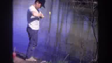Michigan USA (1968): Young Boys In White T-Shirts And Baseball Caps Going Fishing