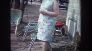Michigan USA (1968): Some Ladies Are Enjoying Their Picnic In Hill Station With