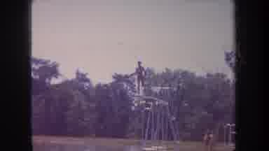 Michigan USA (1968): Old-Time Diving And Swimming In The Lake